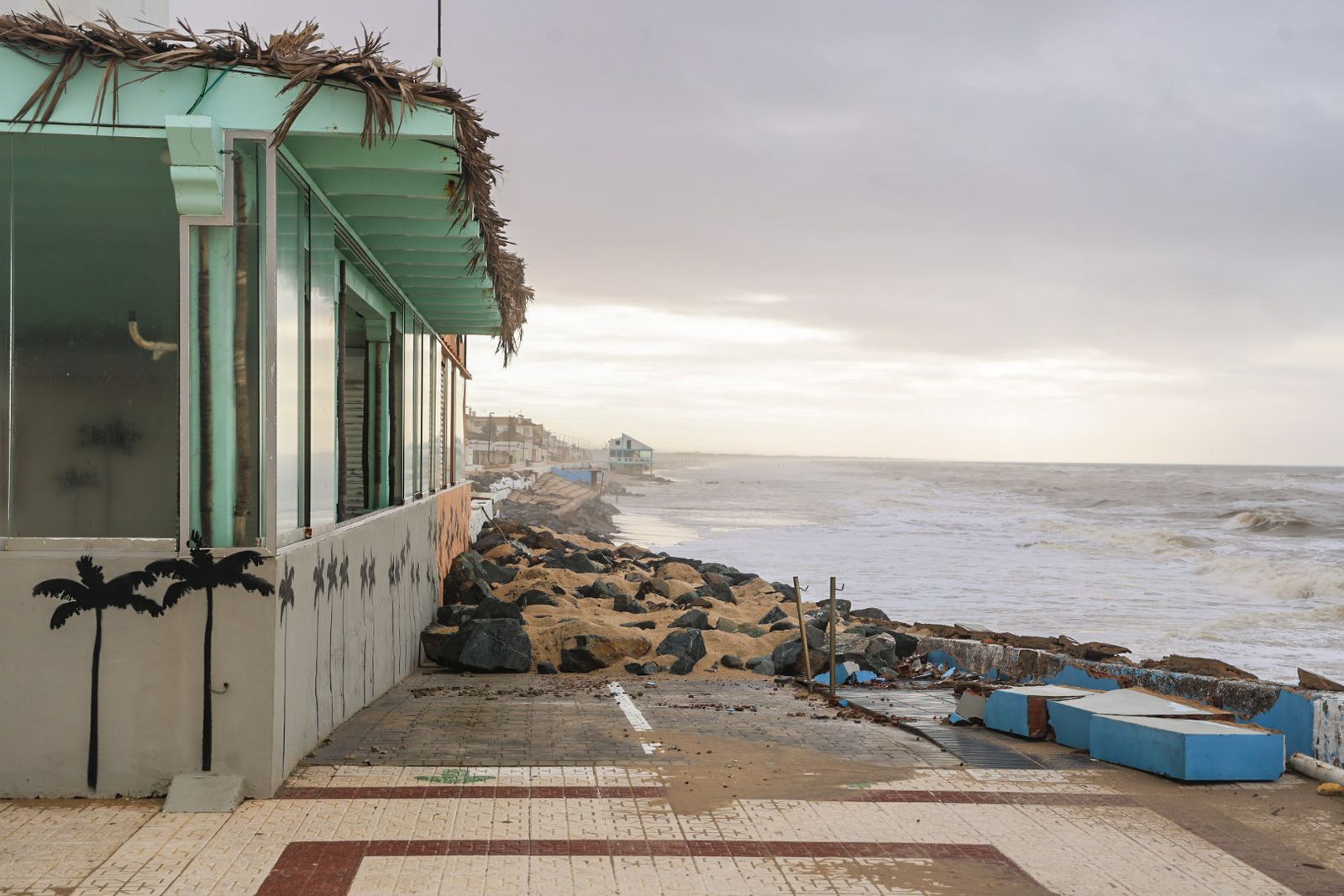 Fotografías de las zonas más perjudicadas de Matalascañas tras los últimos temporales