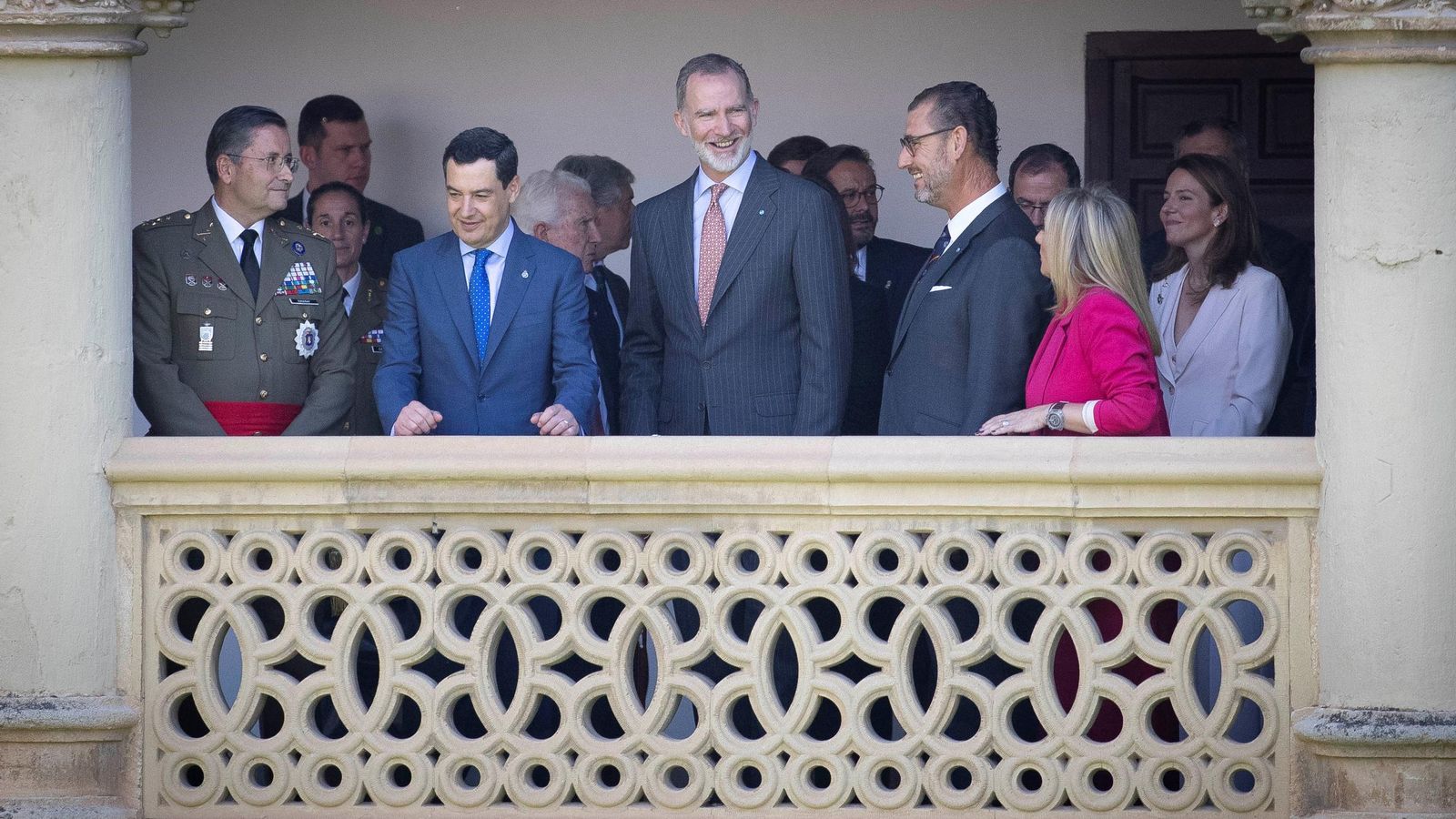Las fotos de Felipe VI en el Real Monasterio de San Jerónimo de Granada en la reunión de las Reales Maestranzas de España