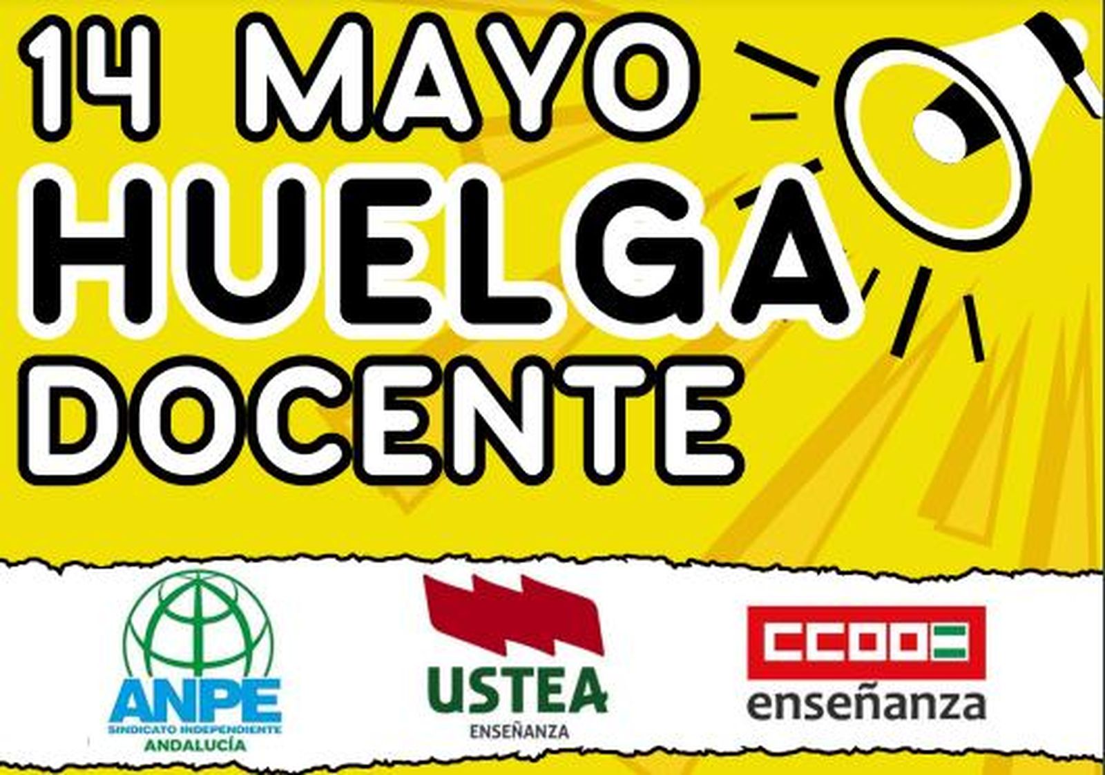 Cartel de la Huelga General Docente