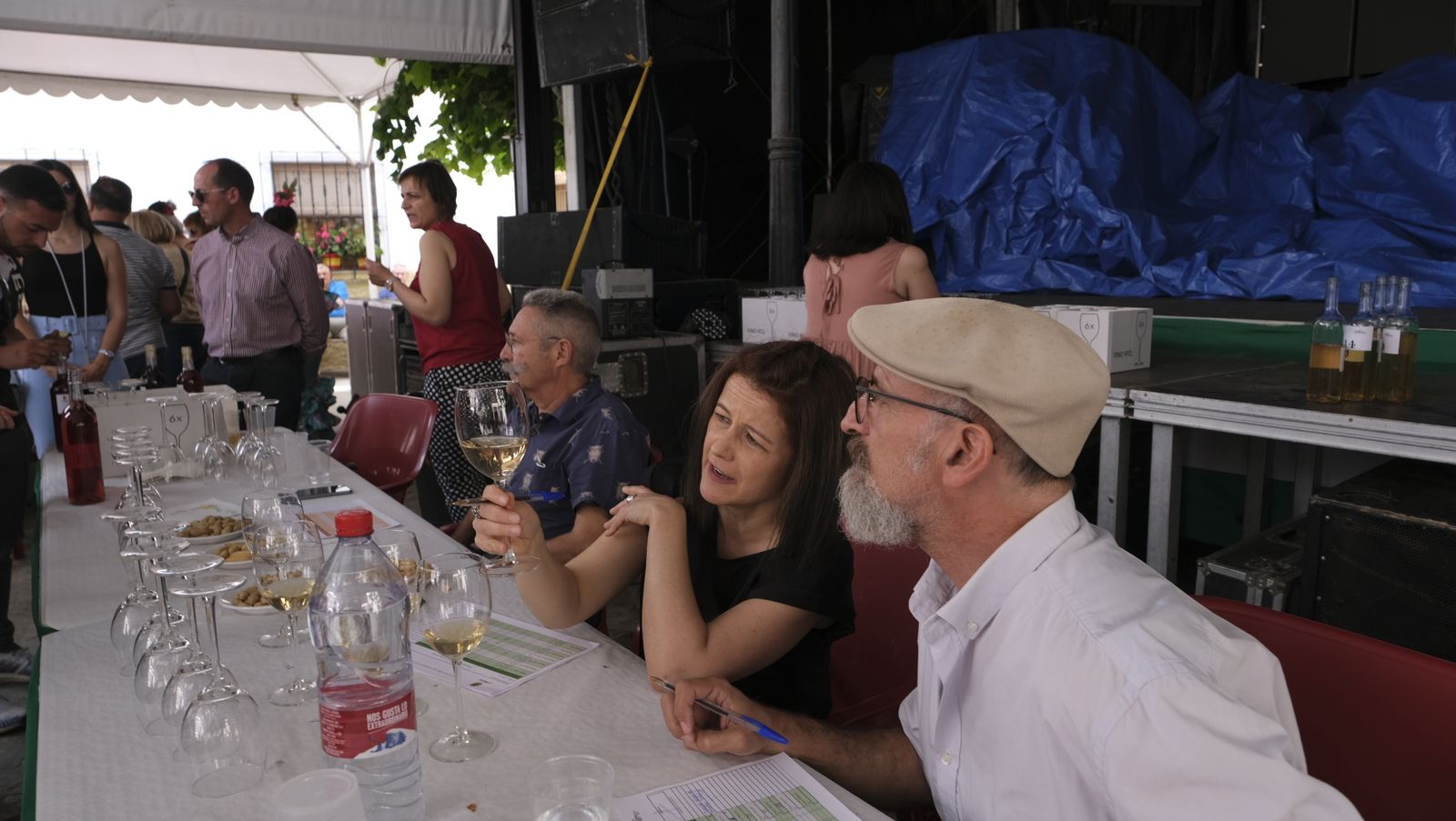 Imágenes del concurso de cata de vinos de las Fiestas de Abrucena 2022