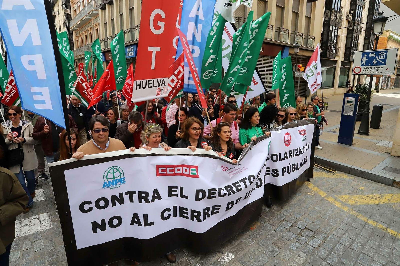 Imágenes de la manifestación en defensa de la educación pública