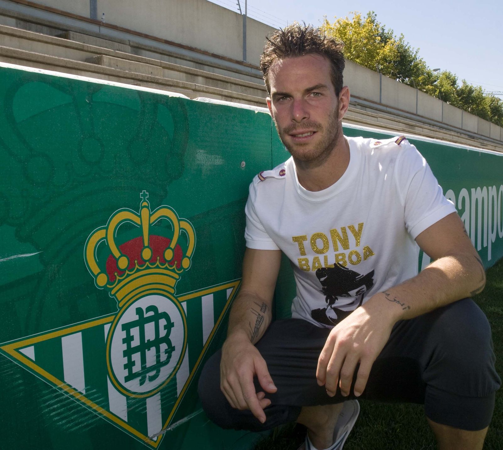 Fernando Vega, en su etapa con el Betis.