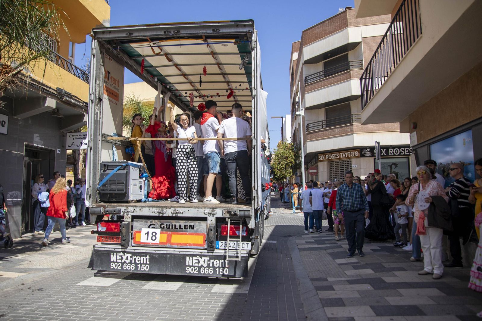 Las imágnes de la misa y procesión en honor a San Marcos en El Ejido