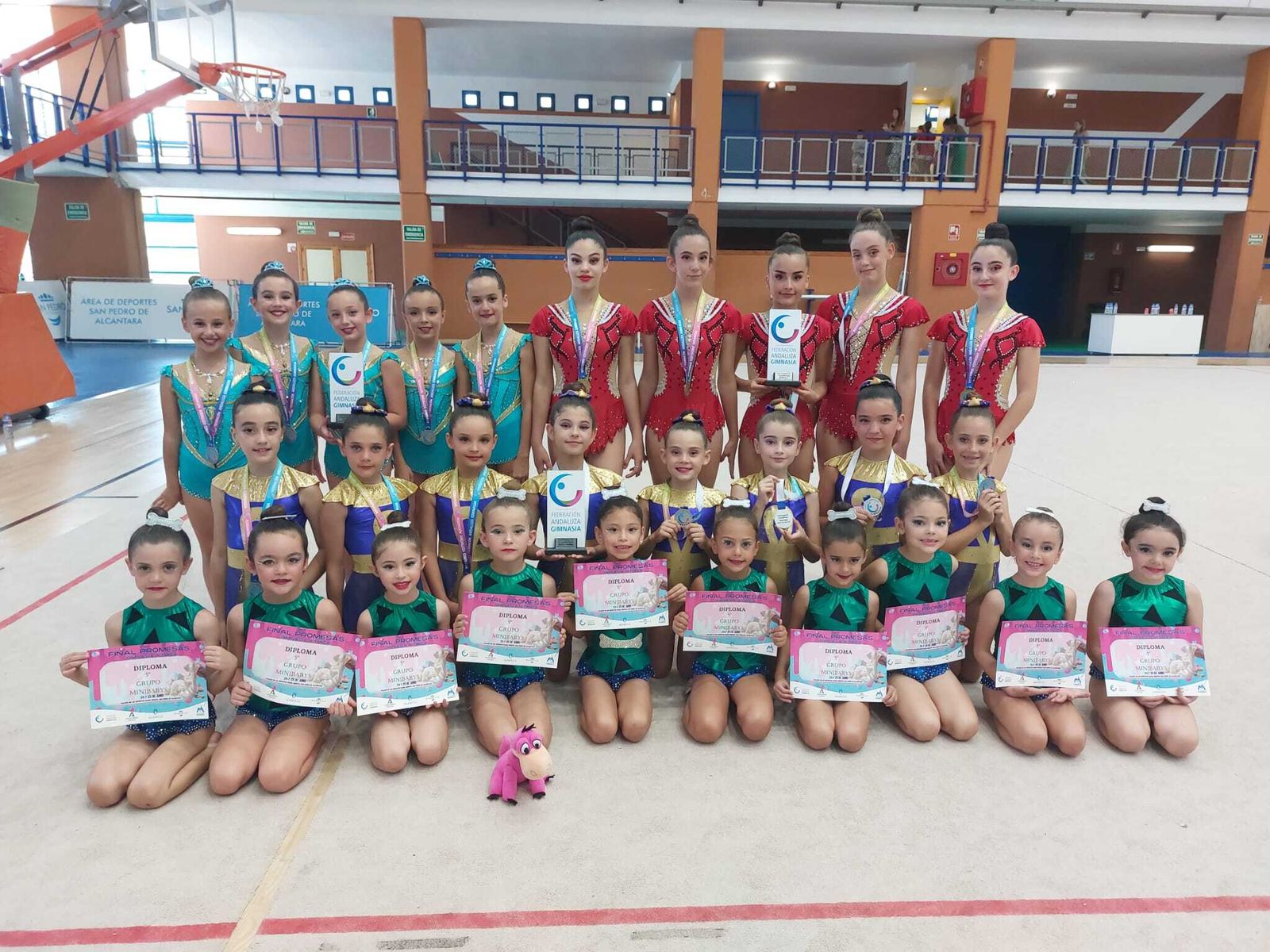 La representación algecireña en San Pedro de Alcántara