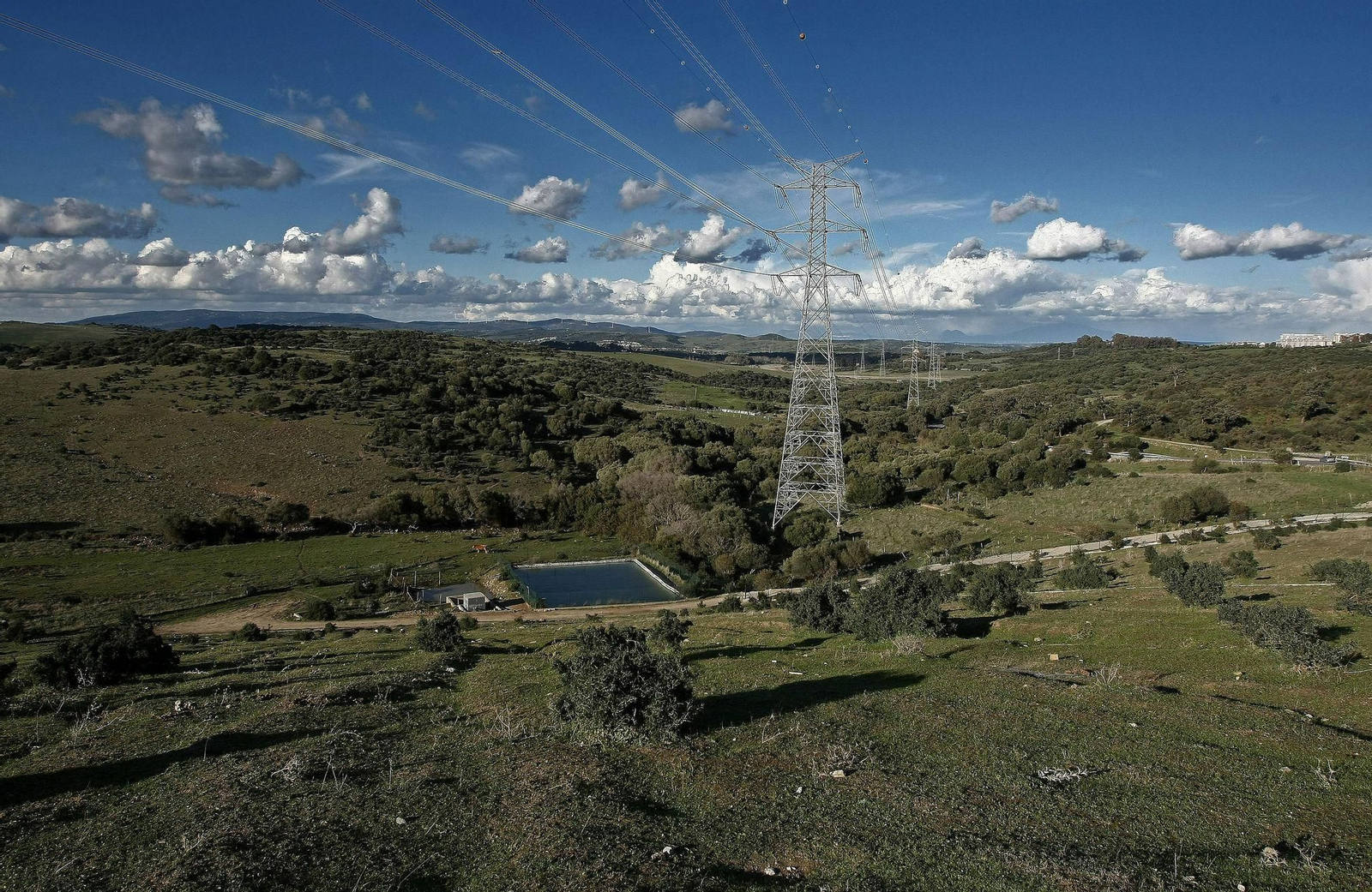 Vista del vertedero del Cobre