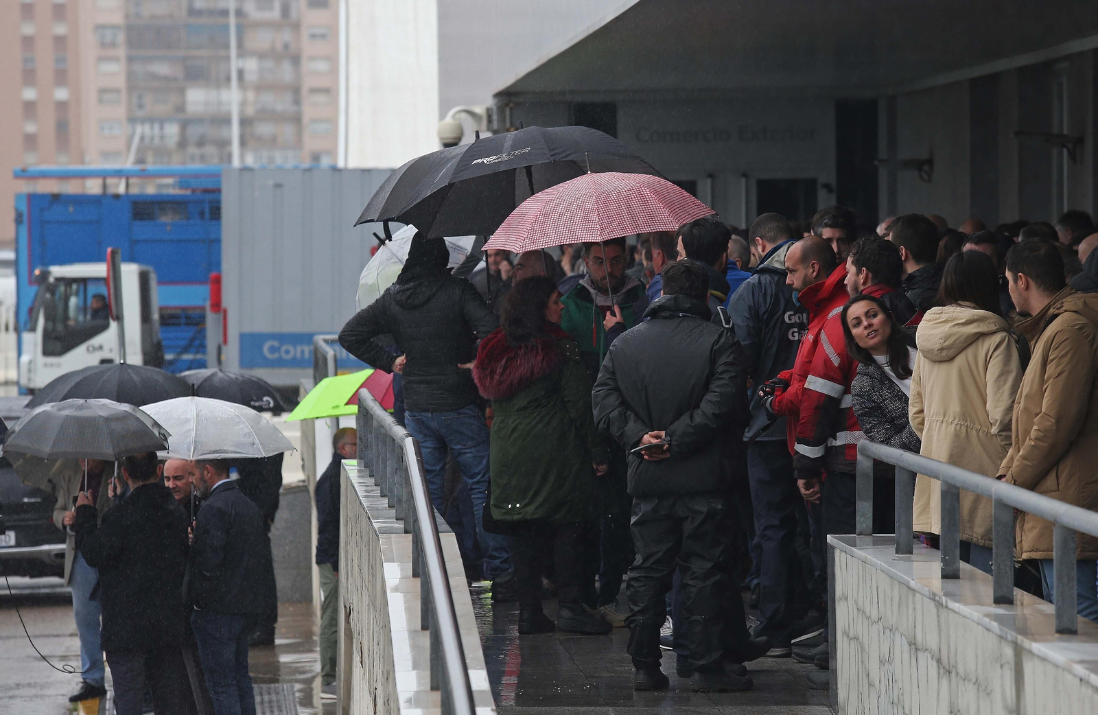Fotos de la concentración en el PIF del puerto de Algeciras