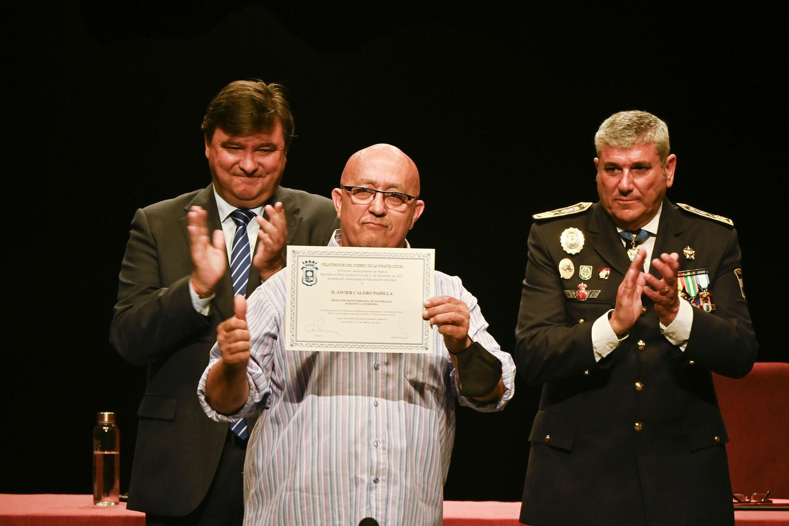 Imágenes del acto del Día de la Policía Local de Huelva