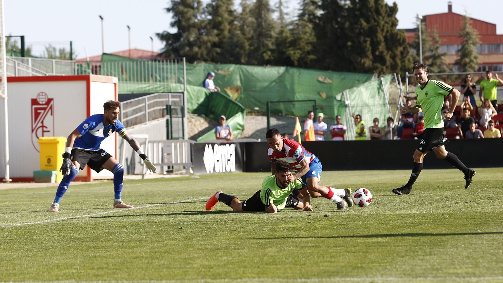 Juancho no pudo ayudar a su equipo para derrotar al Recreativo de Huelva.
