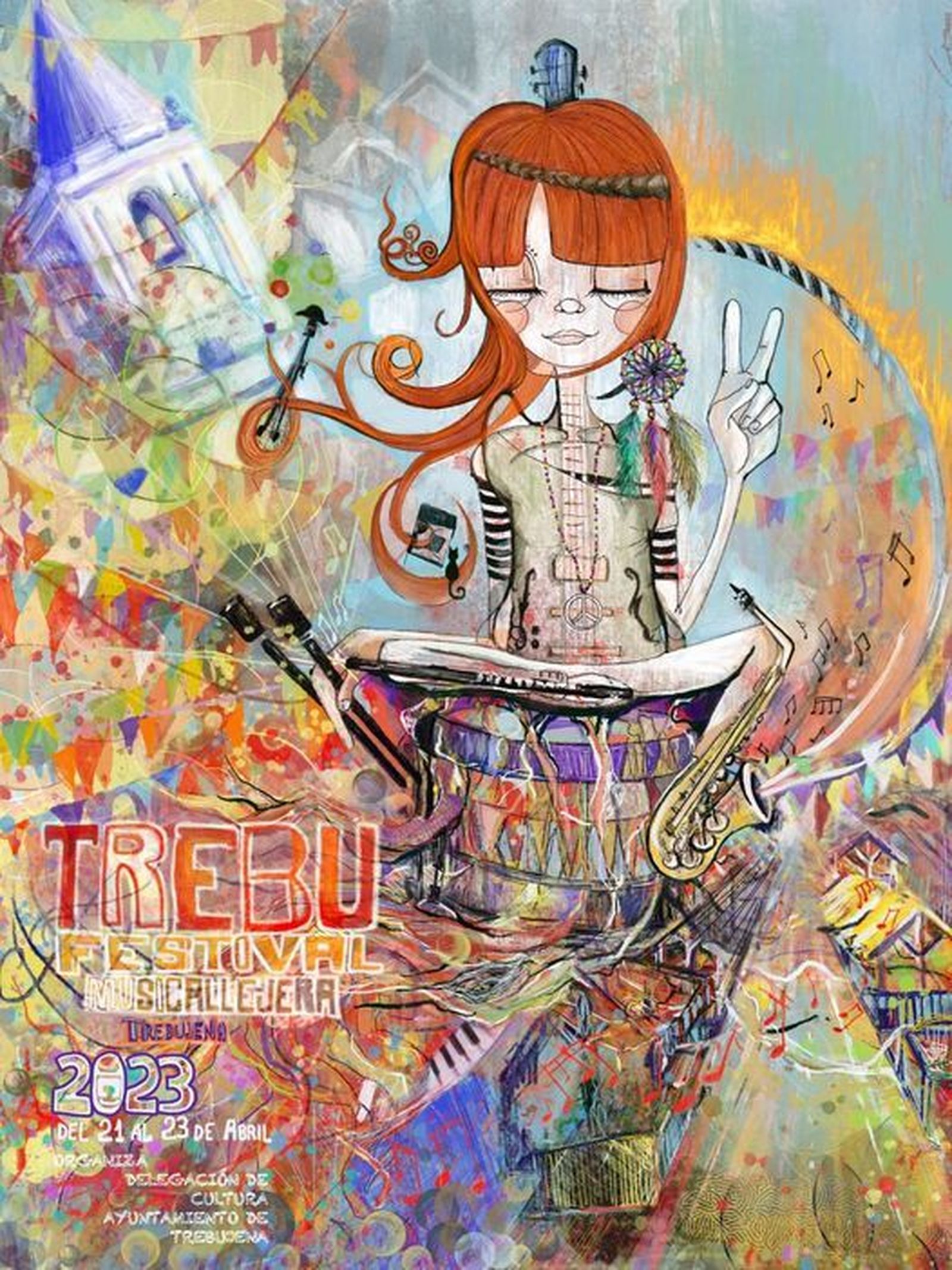 La jerezana Claudia Salas es la autora del cartel #Trebufestival2023