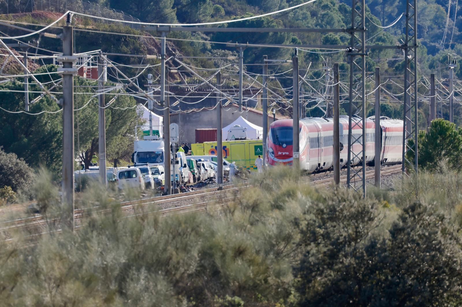 Los trenes accidentados en la localidad cordobesa de Adamuz