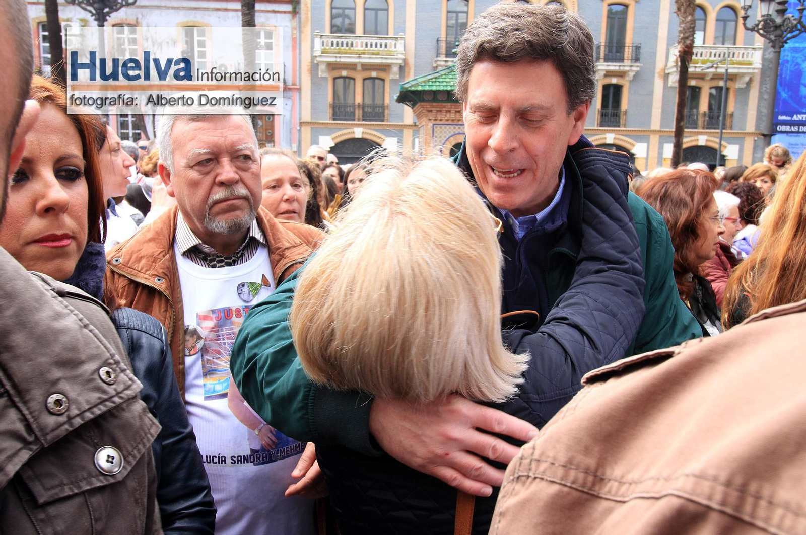 Imágenes de la manifestación contra la derogación de la prisión permanente revisable celebrada en Huelva