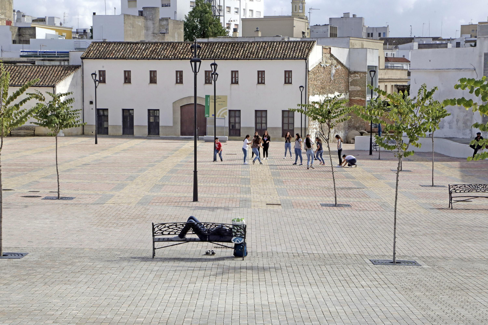 Imagen de la plaza Belén. Imagen de la plaza Belén.