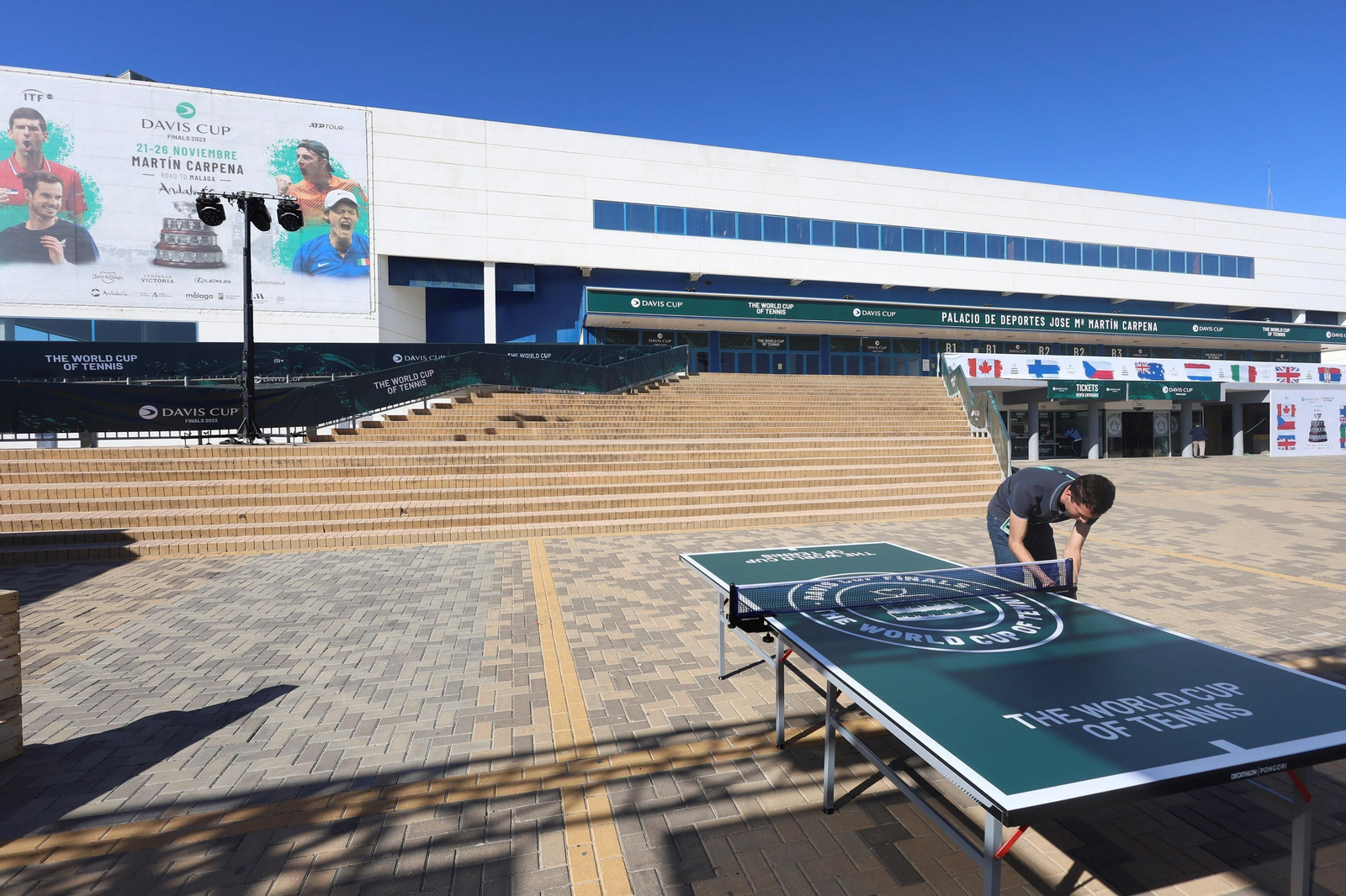 El Carpena se pone guapo para la Copa Davis