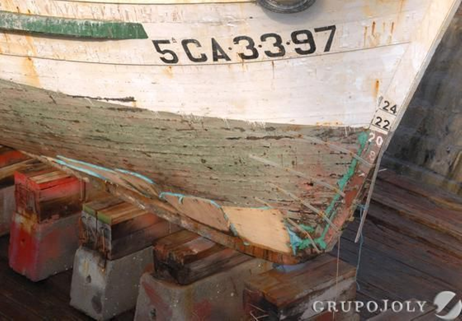 El Vaporcito se encuentra ya en el dique seco de los astilleros de San Fernando a la espera de una decisión sobre su futuro.

Foto: Elias Pimentel