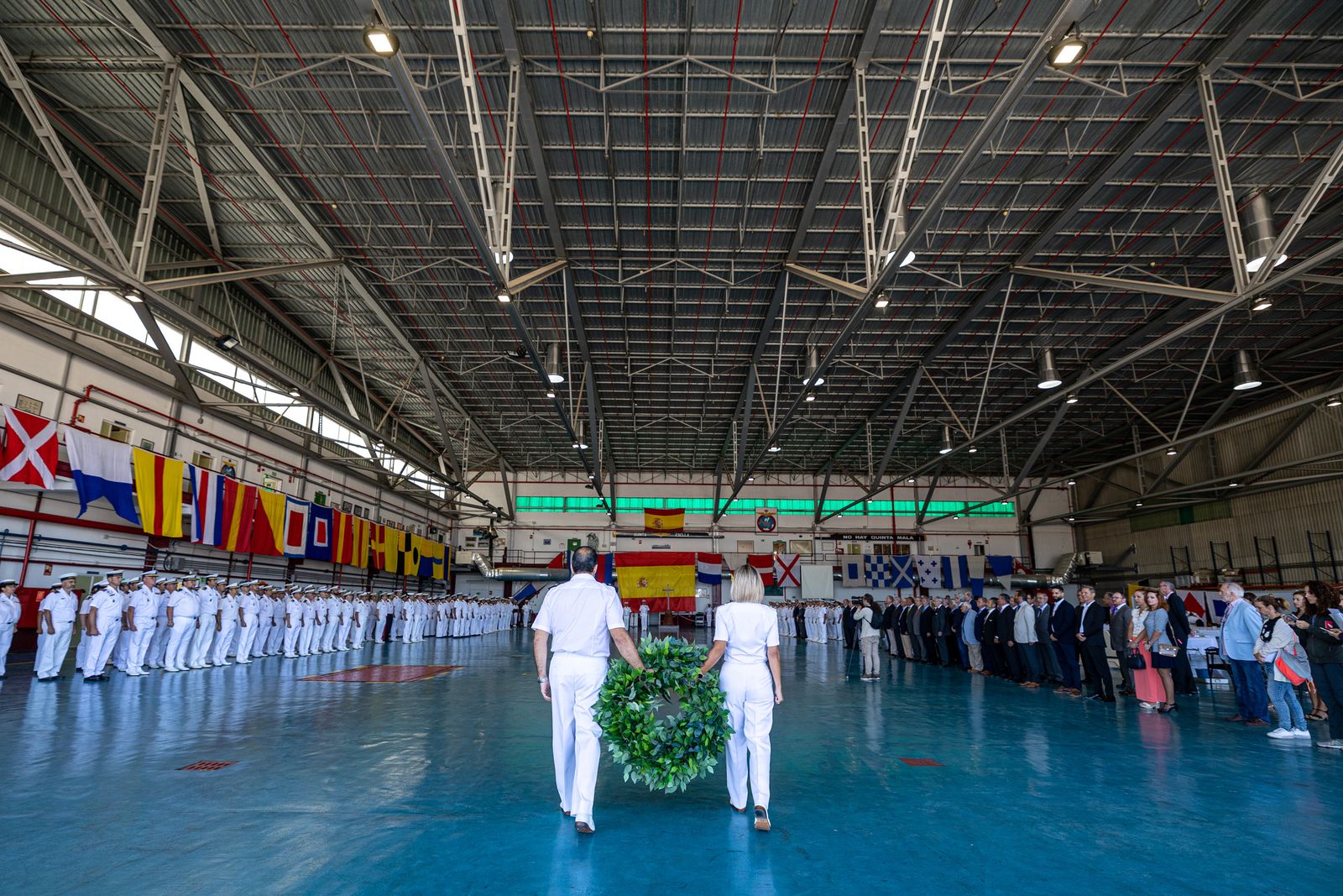 Imágenes de la Despedida del Sea King de la quinta escuadrilla