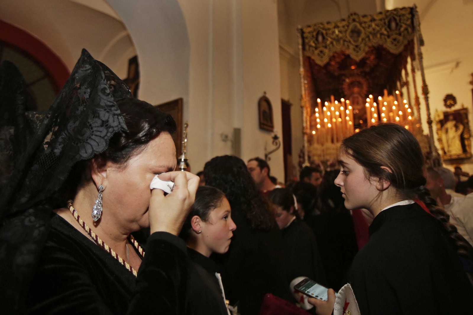 Sentencia tuvo que volver a su templo por la lluvia