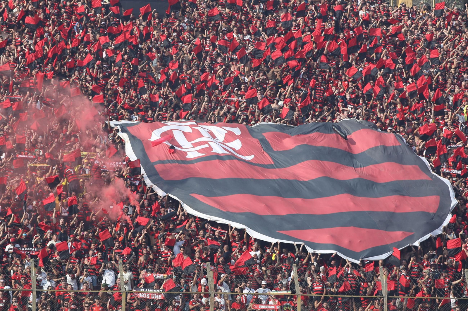 Las fotos de la final de la Copa Libertadores con triunfo de Flamengo sobre Palmeiras