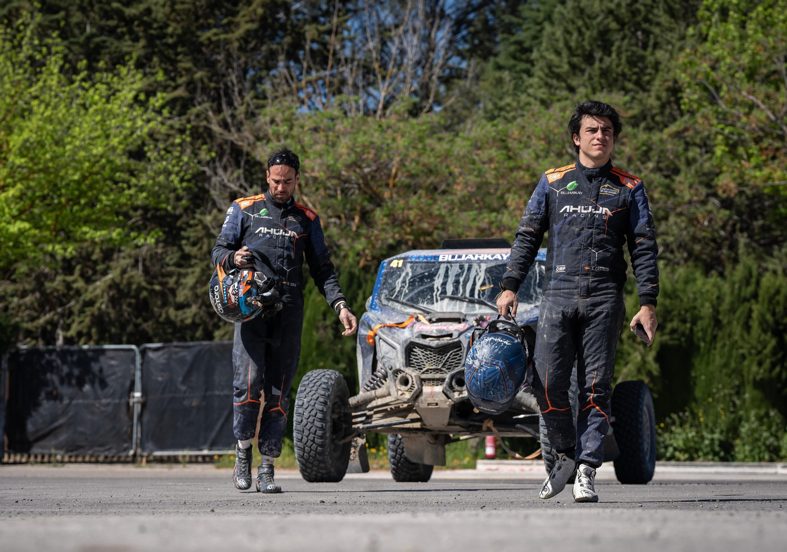 Una avería perjudicó el desempeño de Fidel Castillo en la cita jiennense.