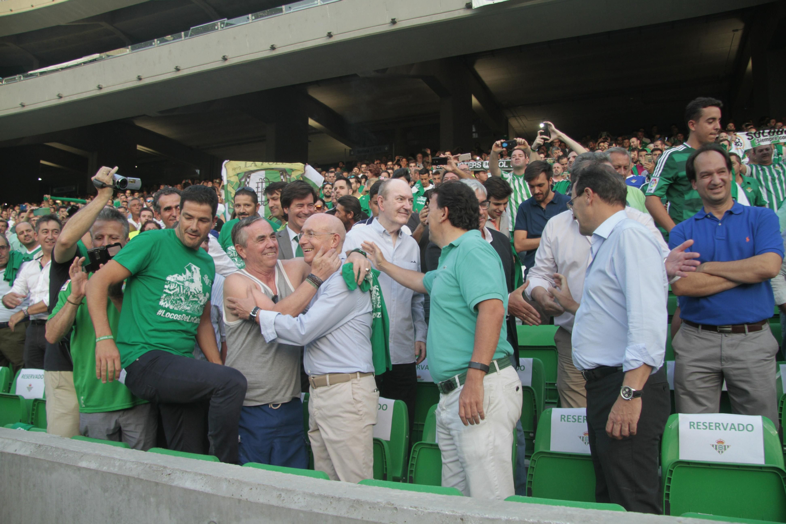 Inauguración del Gol Sur del Benito Villamarín