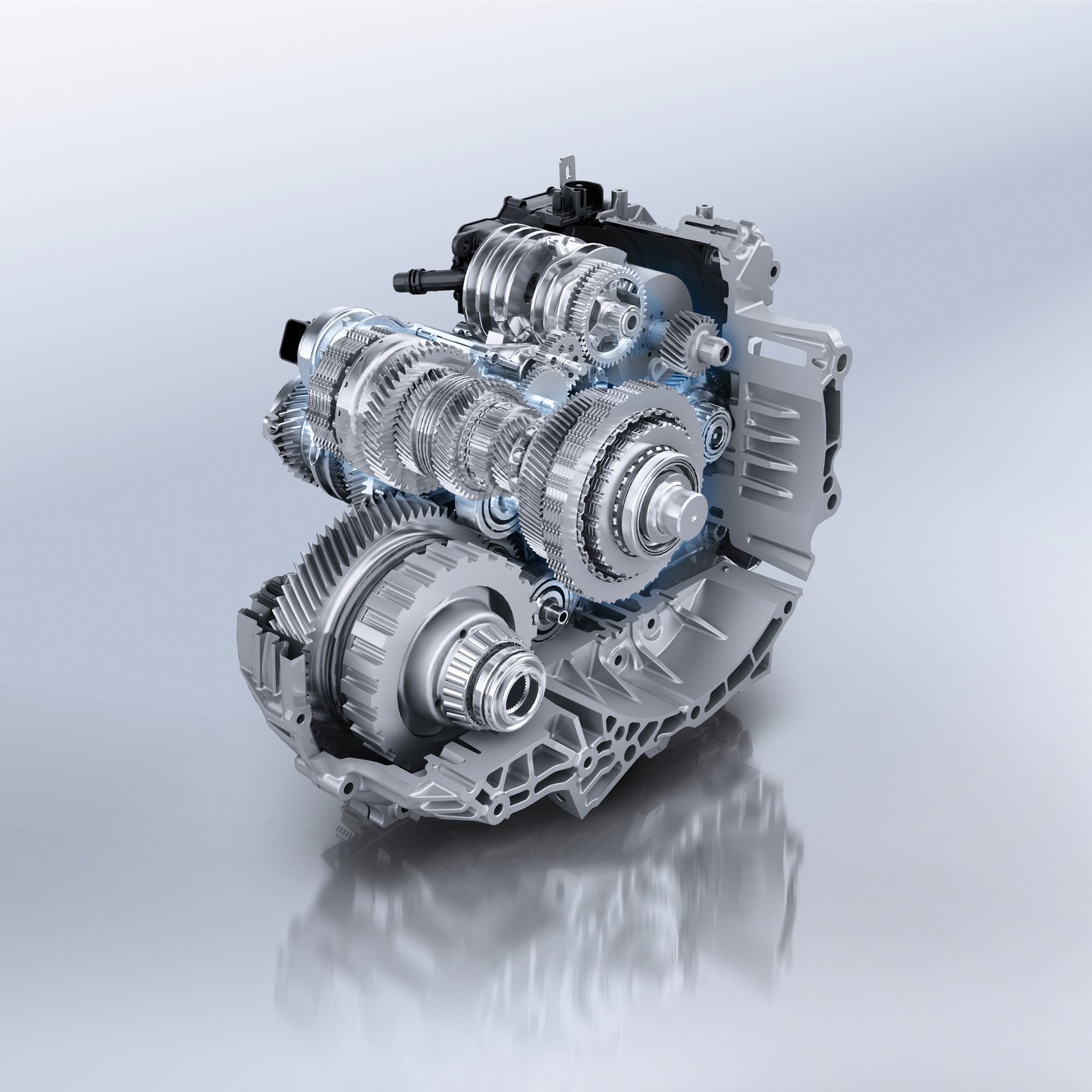 La caja de cambios incorpora el motor eléctrico. Esta tecnología mild hybrid, ya estrenada en el Peugeot 3008, se exportará a otros modelos pequeños de Stellantis, tal como ahora ocurre con el Fiat 600.