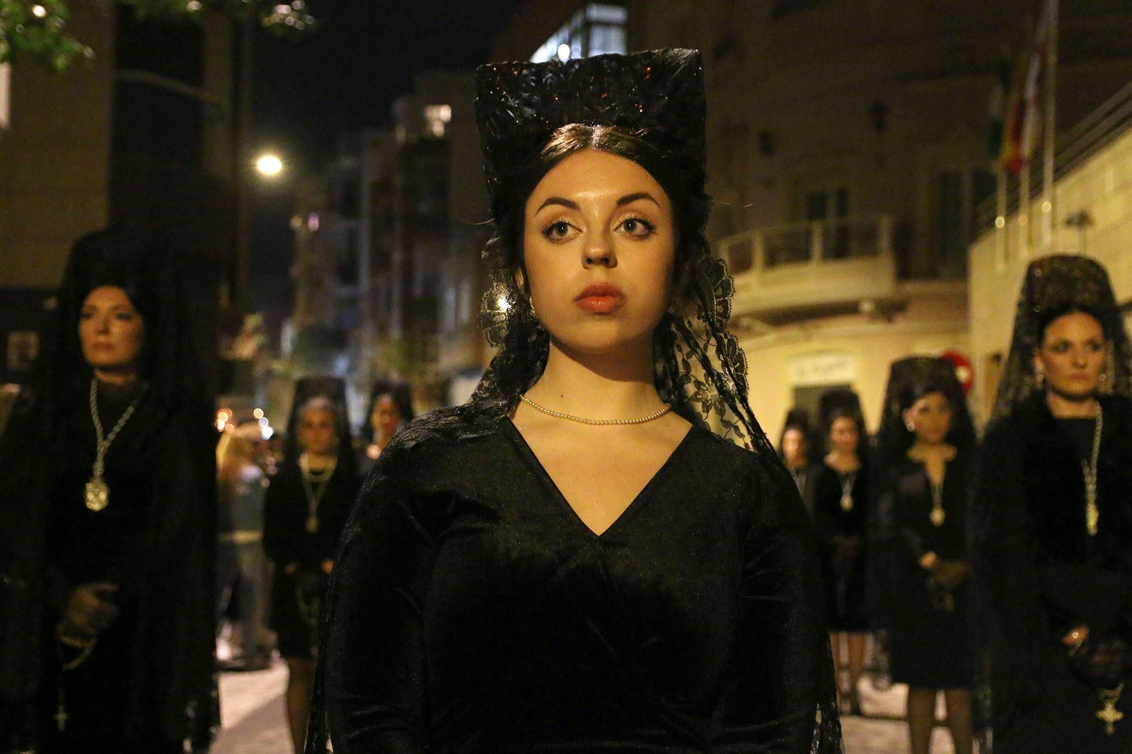 La procesión del Silencio de Almería, en imágenes