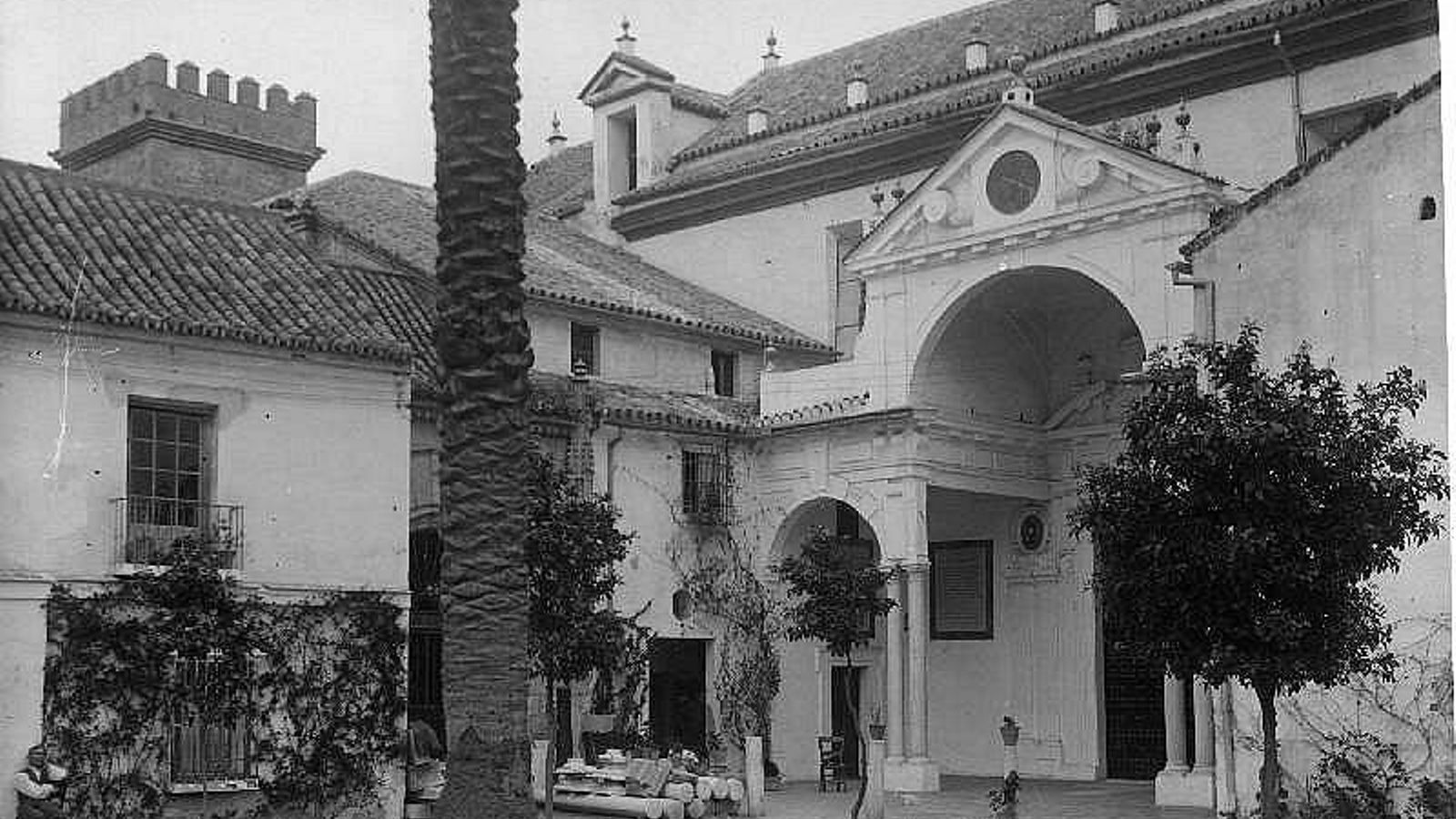 Imagen antigua del compás de Santa Clara.