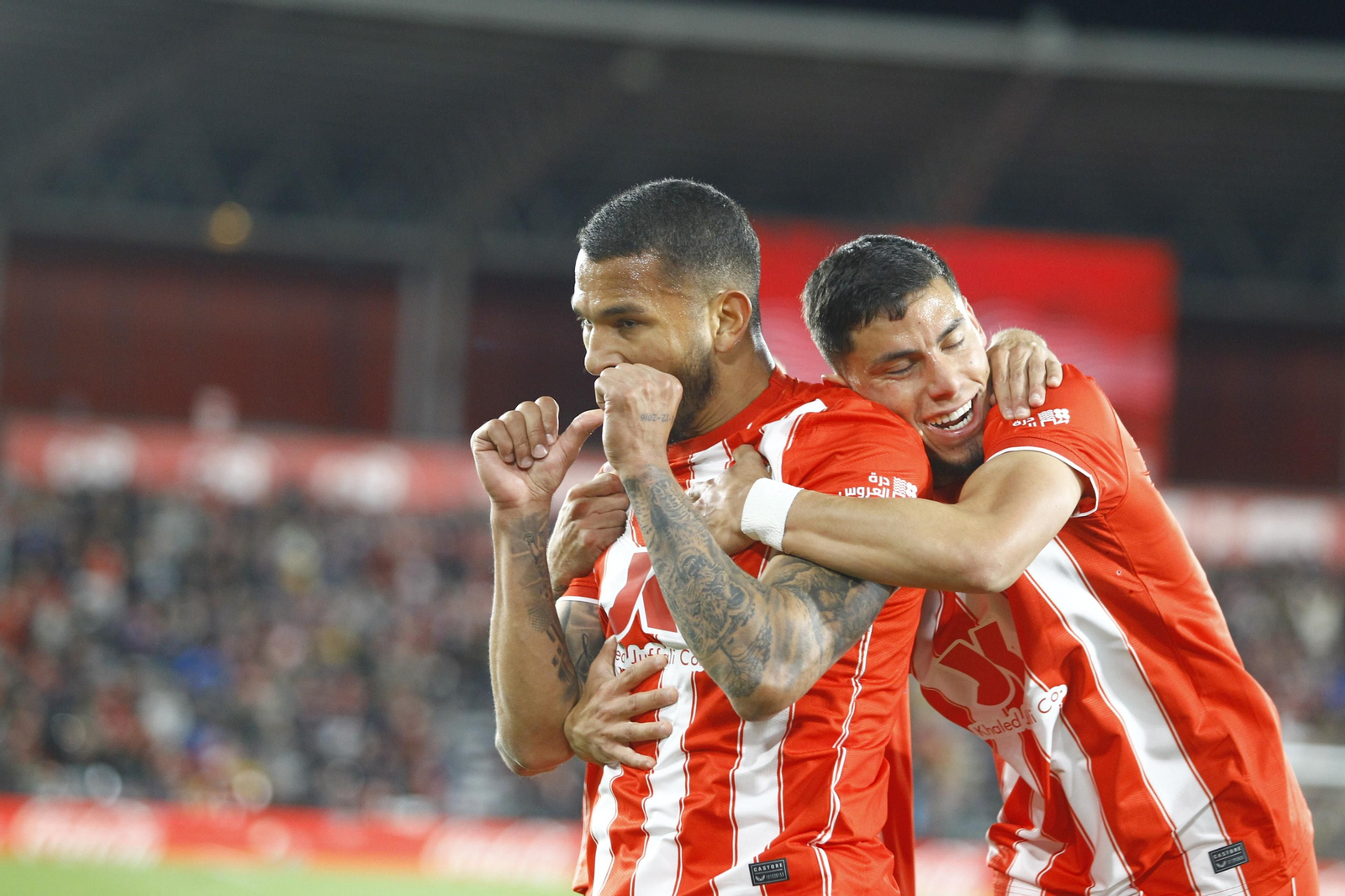 Imágenes del partido U.D. Almería-R.C.D. Espanyol