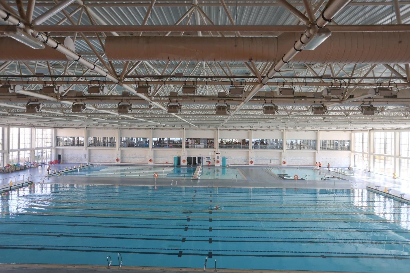 La reapertura de la piscina de 50 metros de Inacua, en imágenes