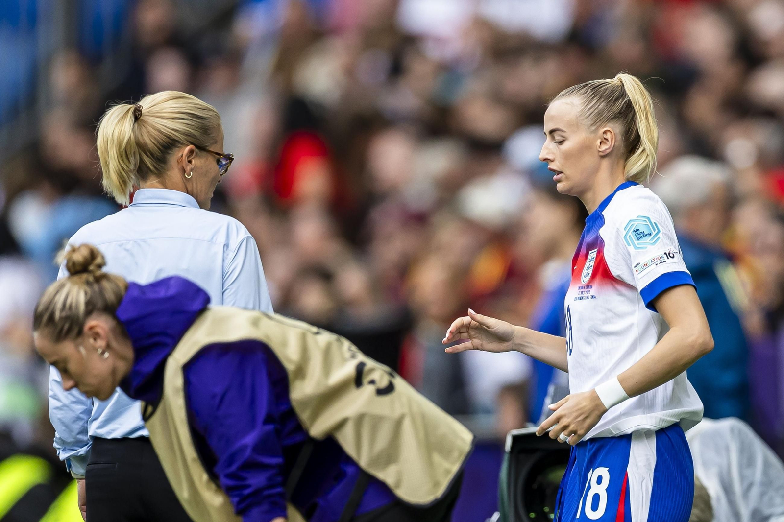 Las mejores imágenes de la final España - Inglaterra de la Eurocopa femenina