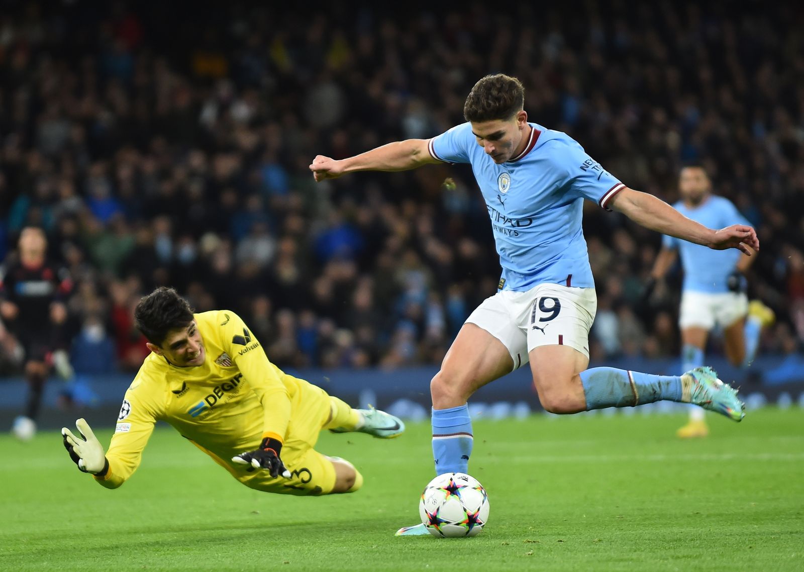 Las fotos del Manchester City-Sevilla de Champions