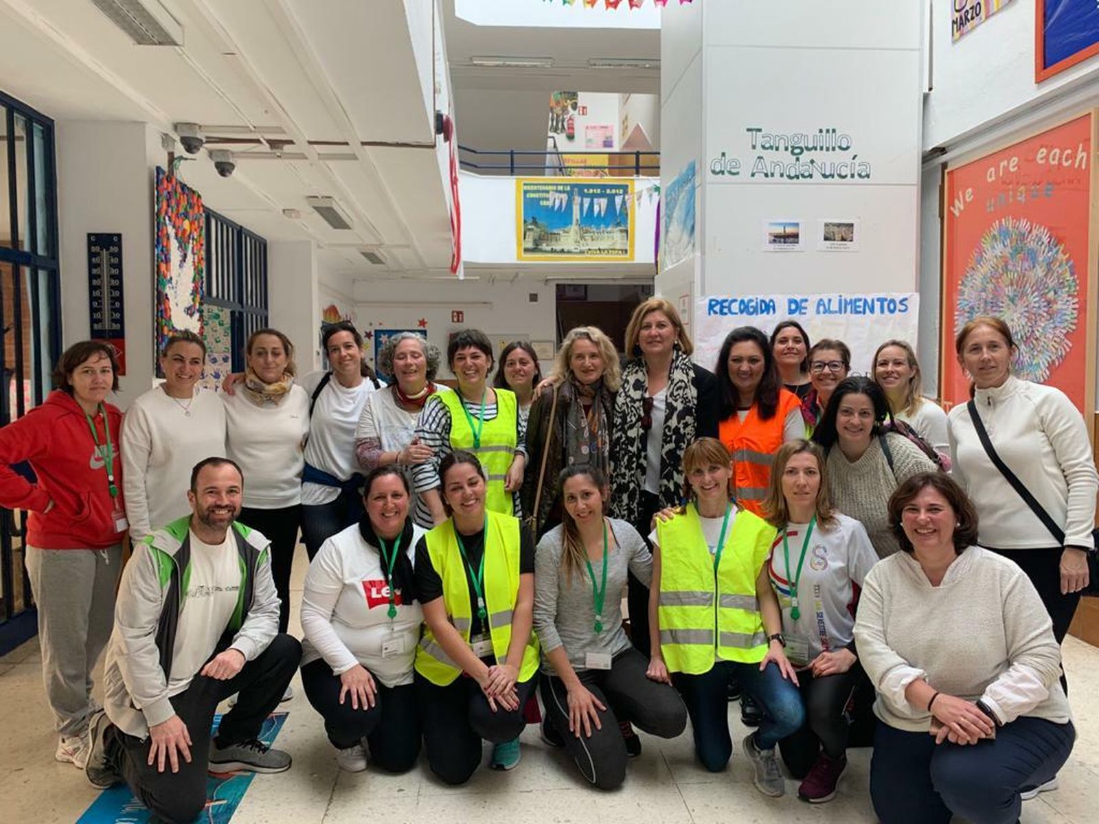 Una imagen tomada hoy en el colegio Pinar Hondo.