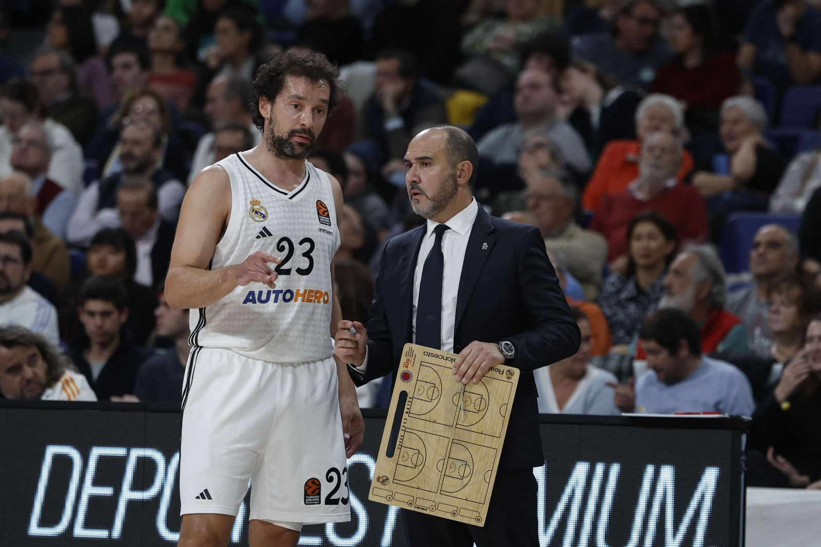 Sergio Llull y Chus Mateo.