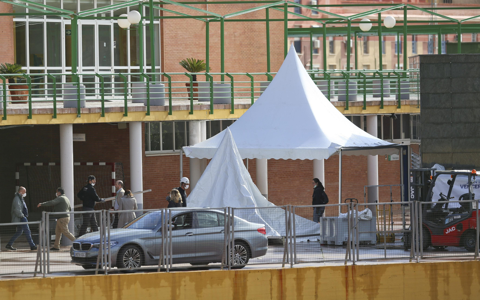 Carranque se convierte en un hospital de campaña