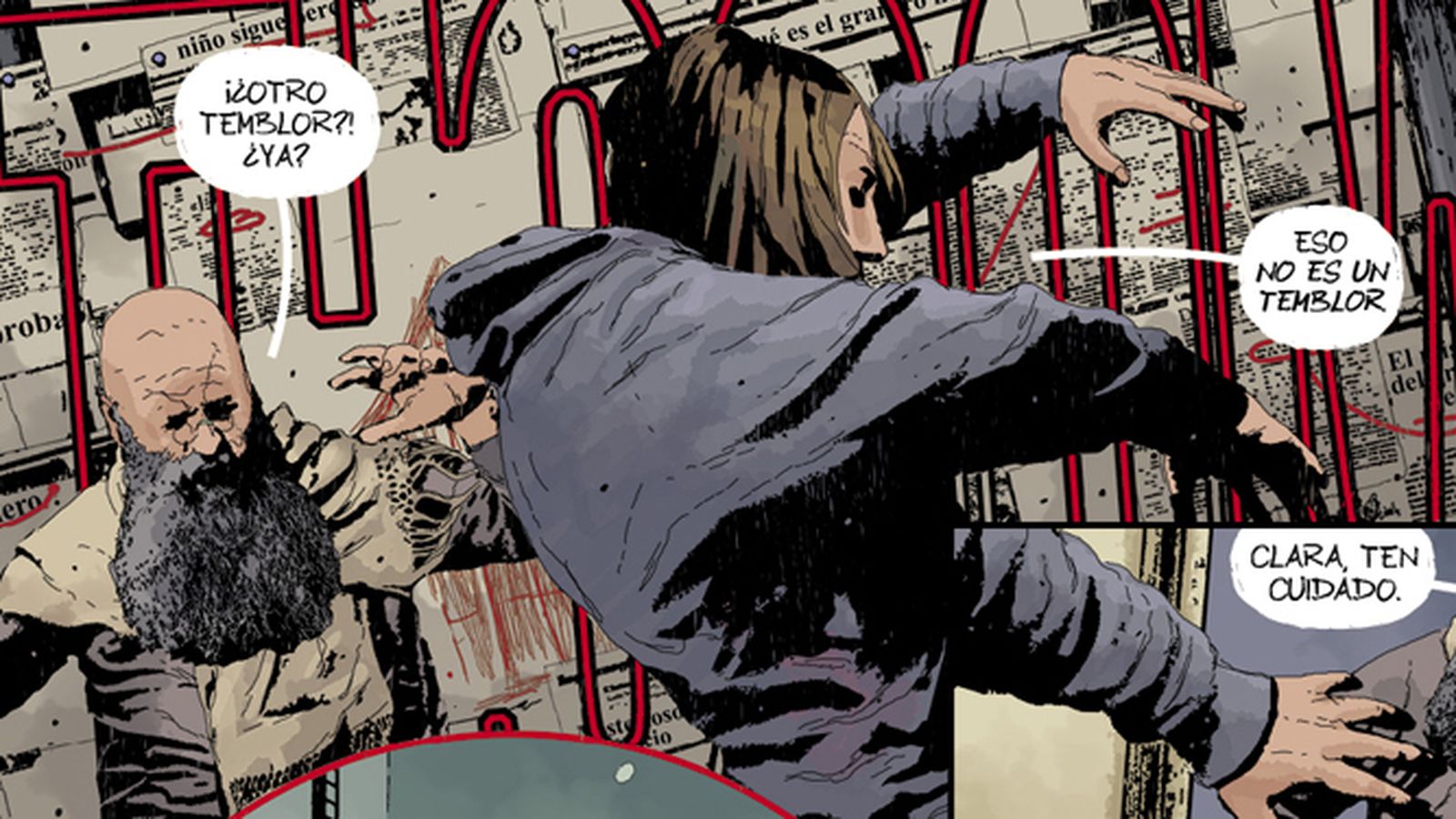 Detalle de una viñeta de la obra.