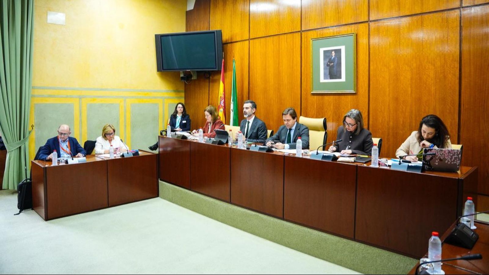 El consejero Ramón Fernández-Pacheco en comisión parlamentaria