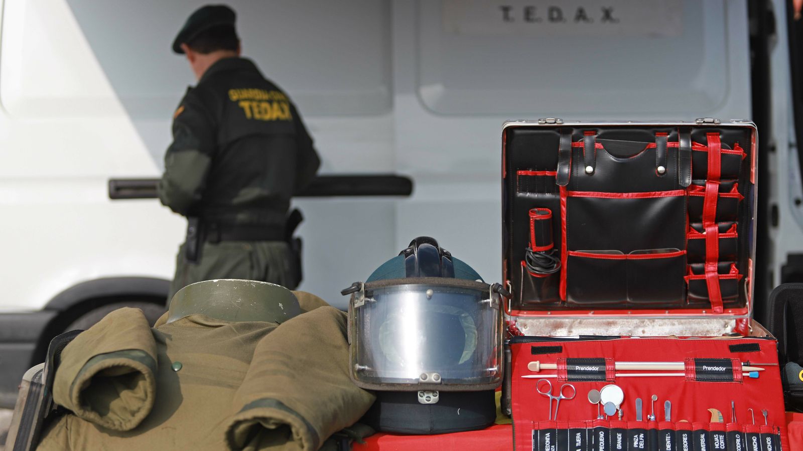 Exhibición de medios de la Guardia Civil en el Llano Amarillo