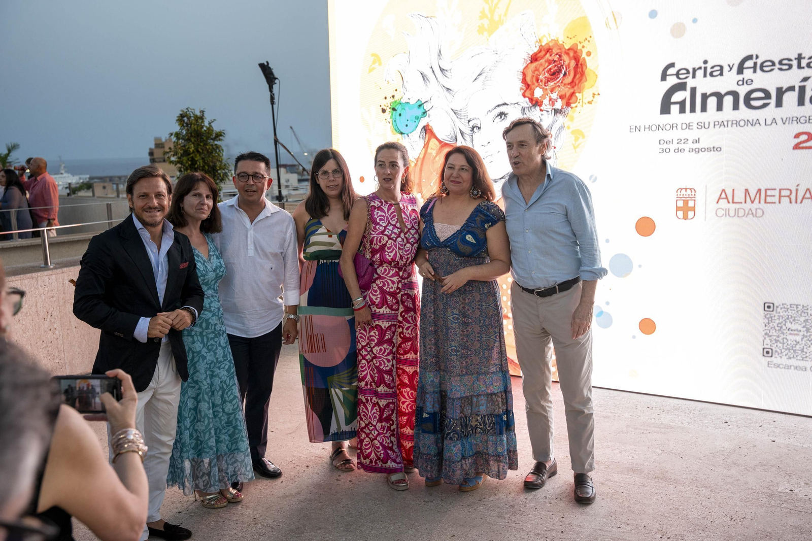 Las imágenes de la presentación de la Feria de Almería 2025 en honor de la Virgen del Mar