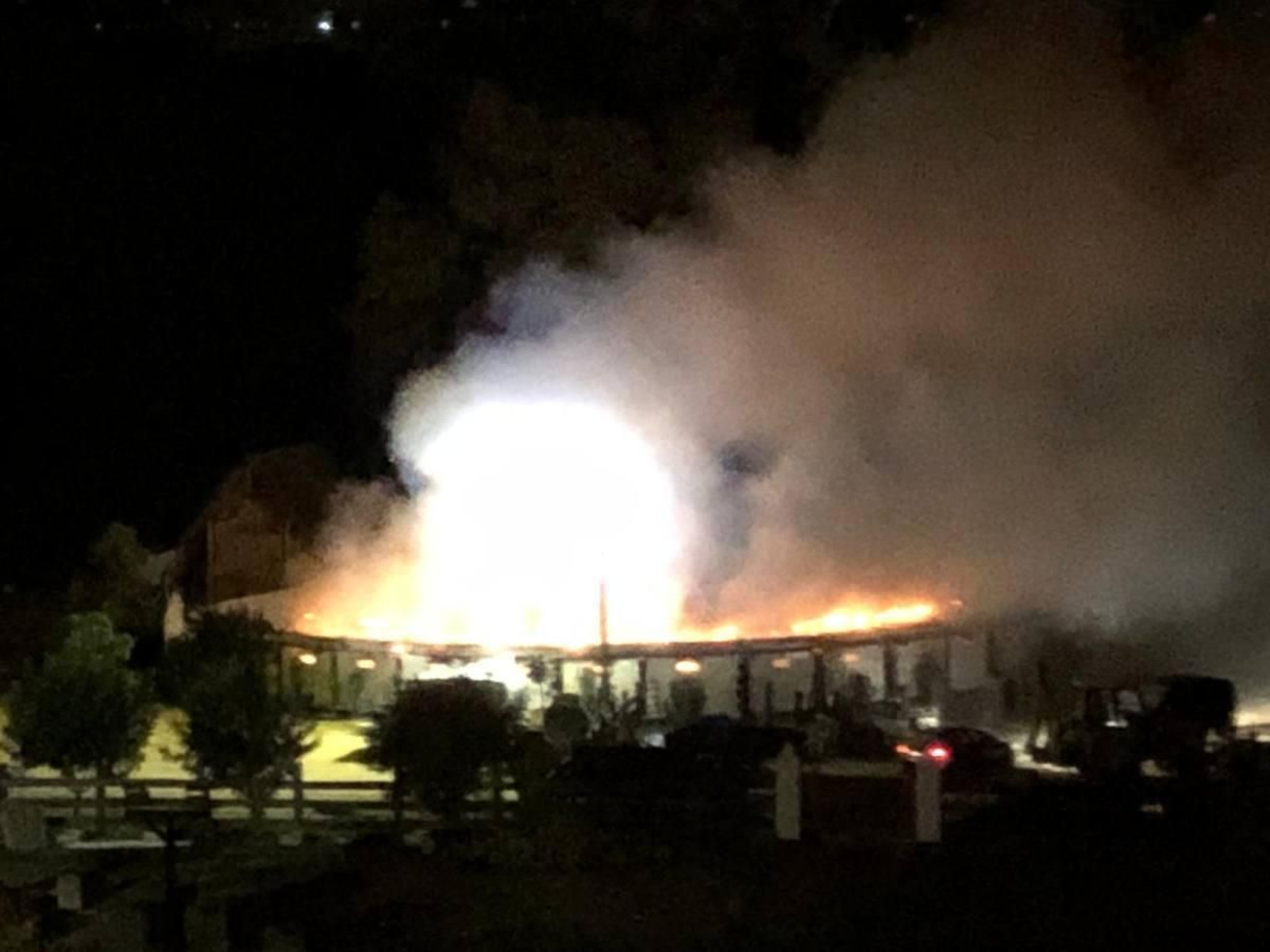 El incendio en la finca de Morante de la Puebla