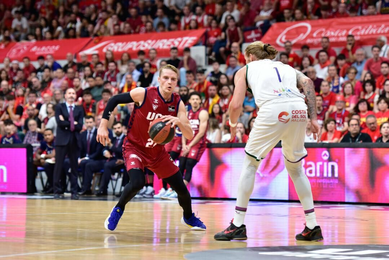 Las fotos del UCAM Murcia - Unicaja, 3º partido de semifinales de la ACB