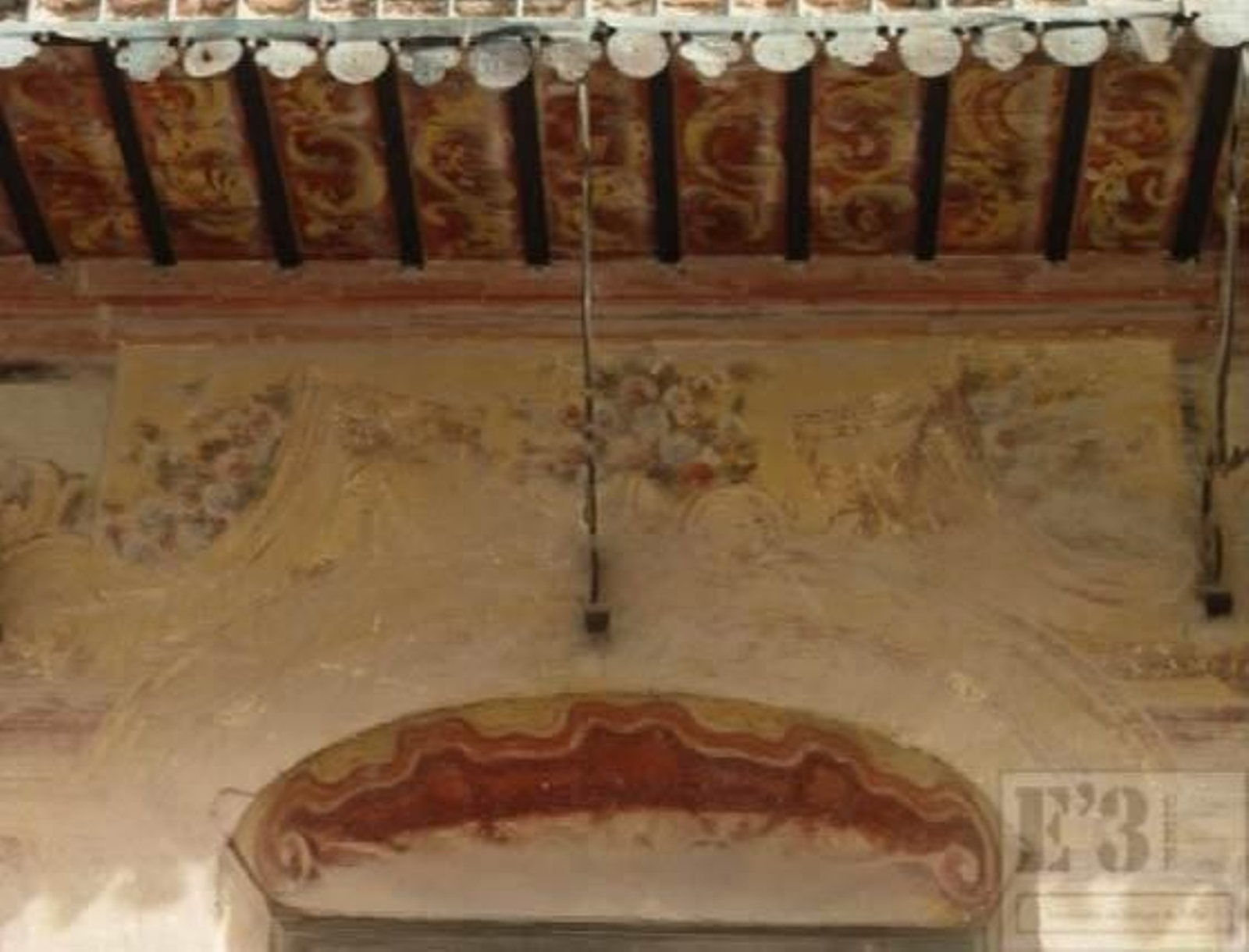 Detalle de una pintura.