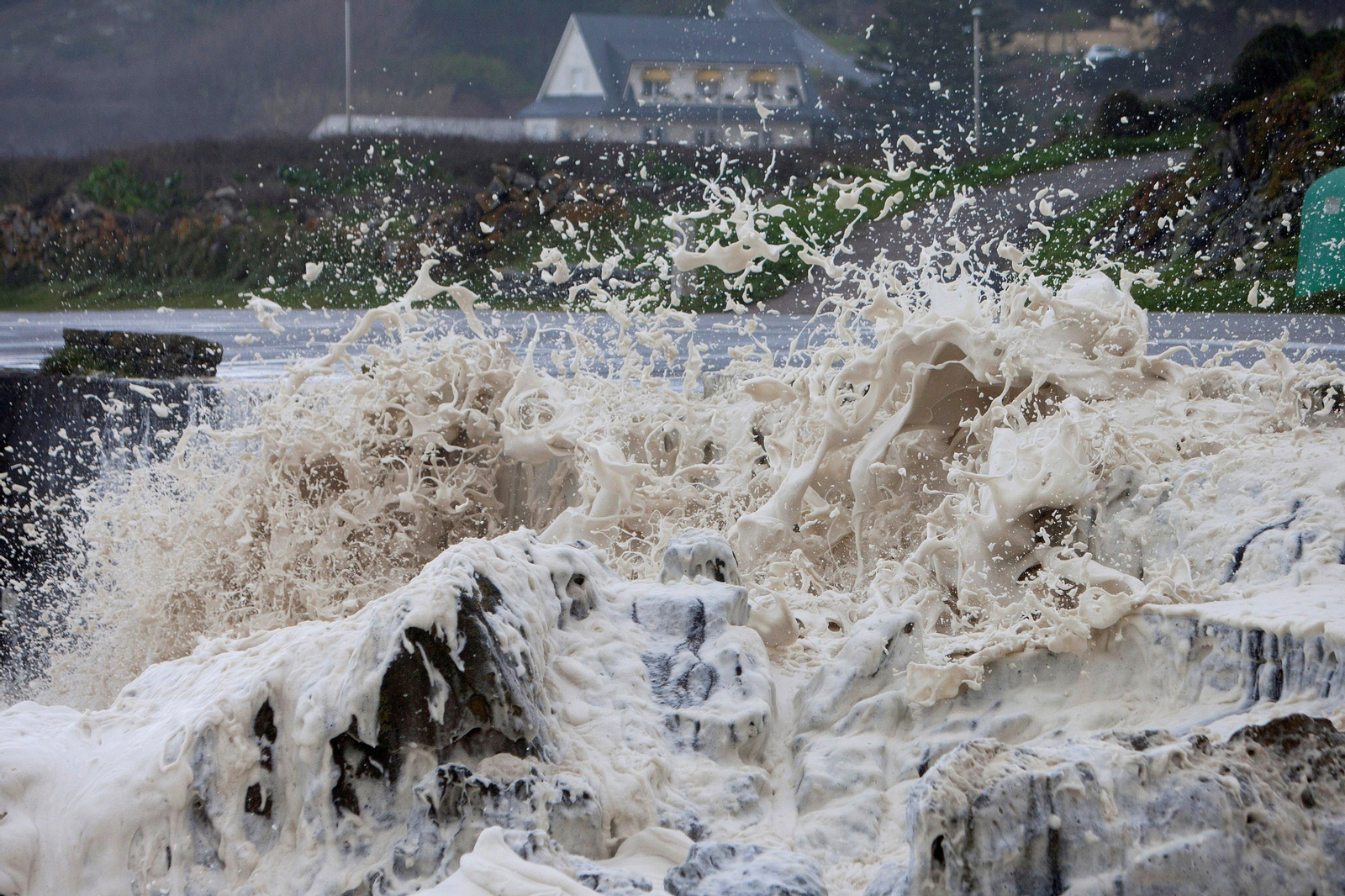 La borrasca Helena, en Vigo