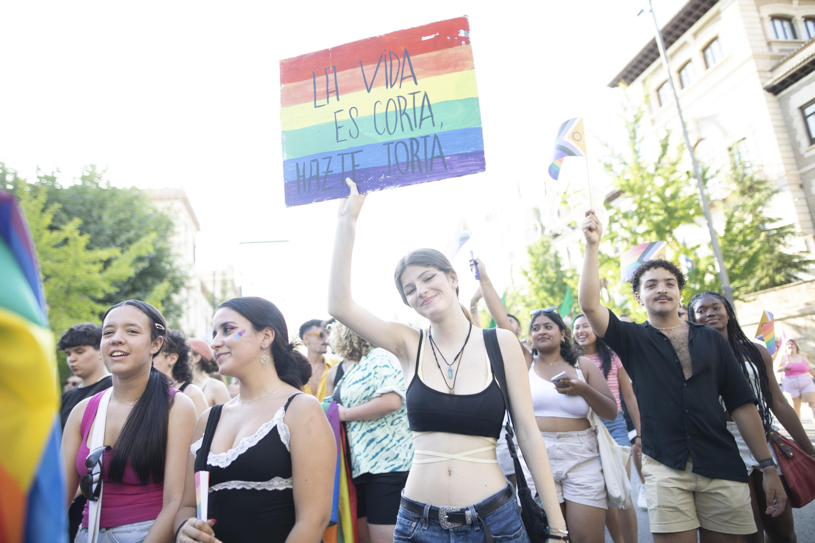 Manifestación del Orgullo en Granada, en imágenes