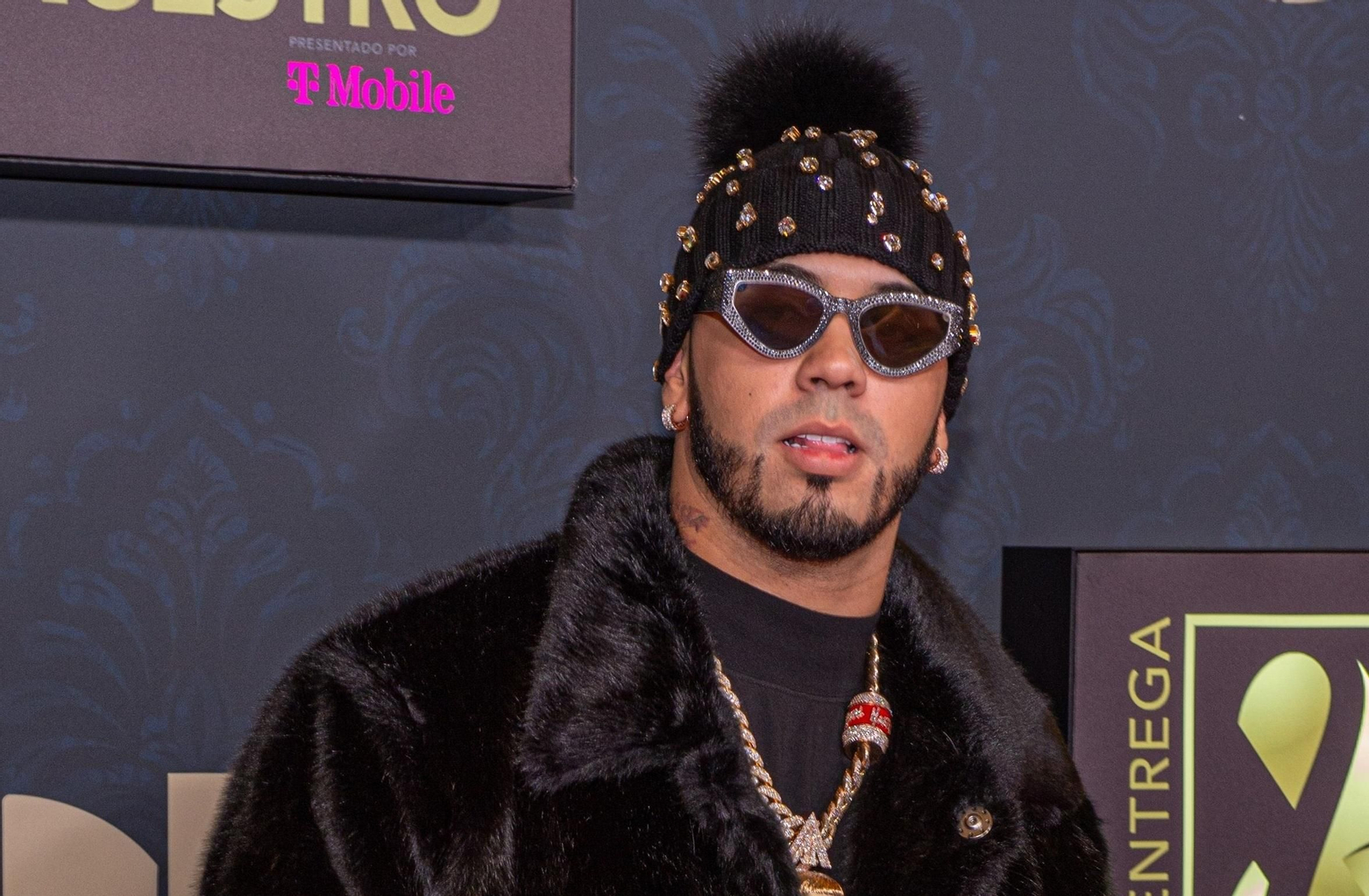 Anuel AA, durante una entrega de premios.