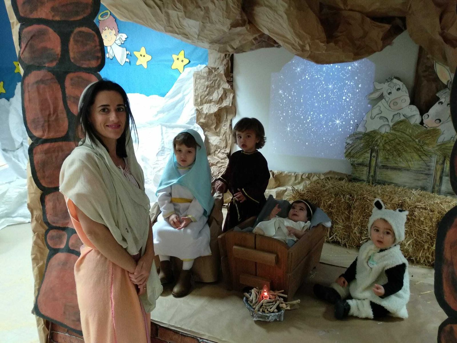 El belén viviente de la Escuela Infantil El Parque de Camposoto