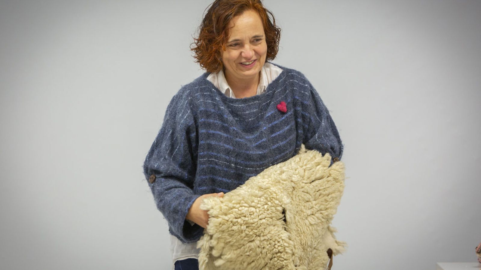 Estela Ribeiro y su firma de tejido artesanal Ovelha Mãe.