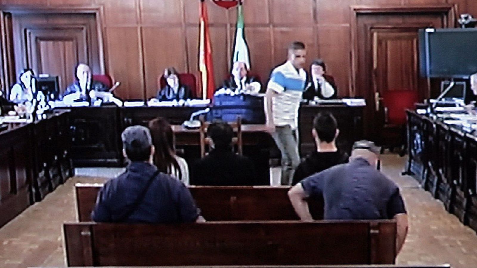 Captura de Miguel Carcaño tras declarar en el juicio por el asesinato de Marta del Castillo.