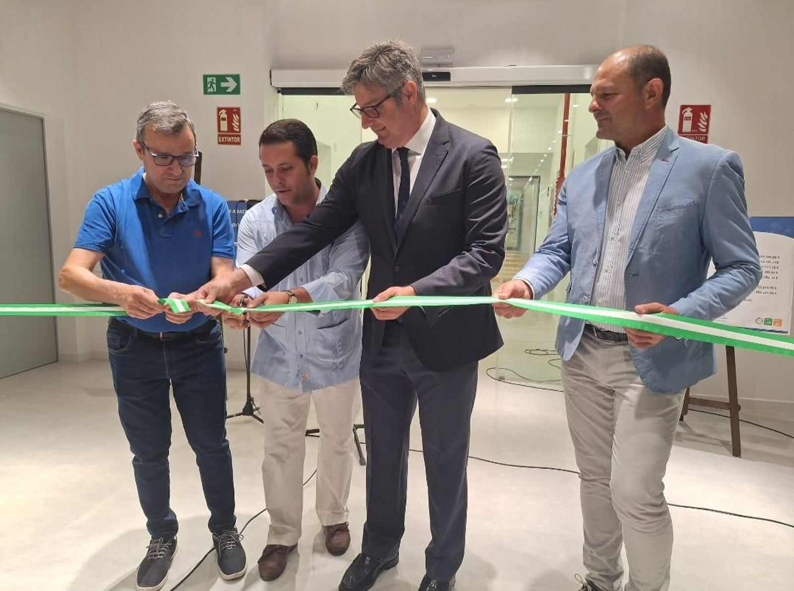 Inauguración del mercado de abastos de Puente Genil
