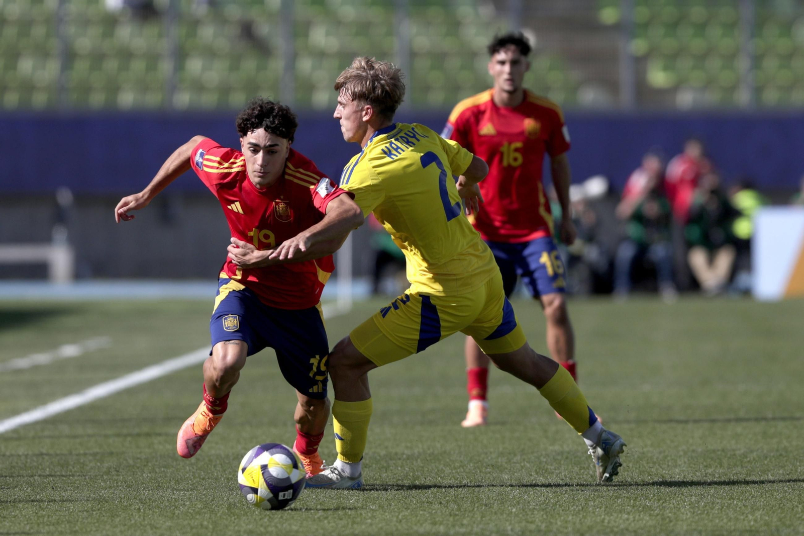 Las mejores fotos del Ucrania-España sub 20