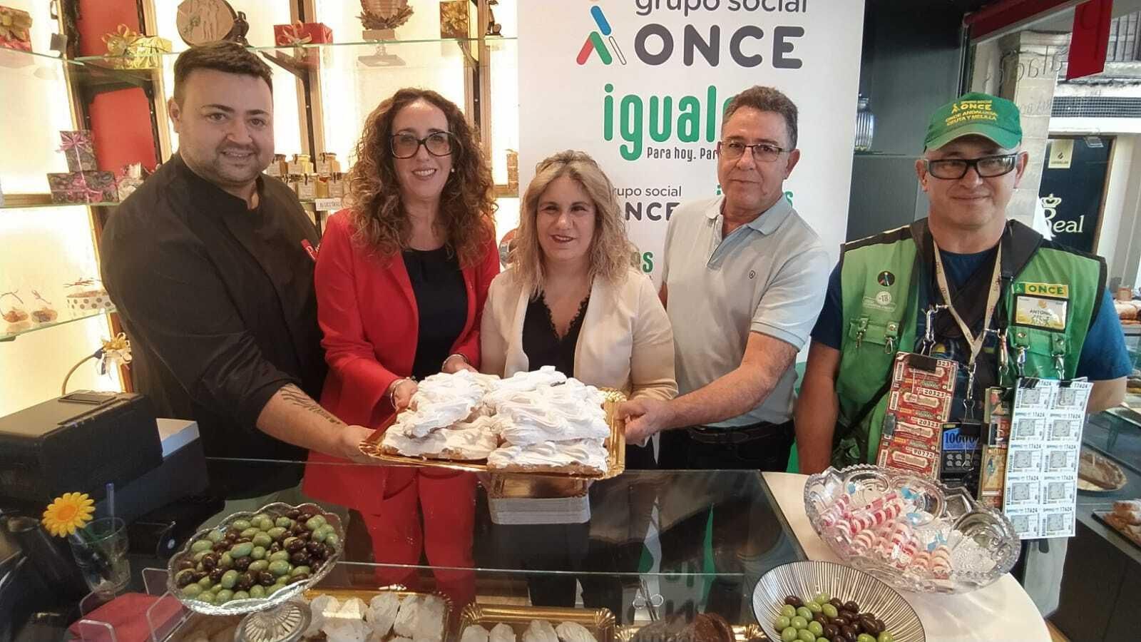 Presentación del cupón de la ONCE dedicado a los pericones de Jaén.