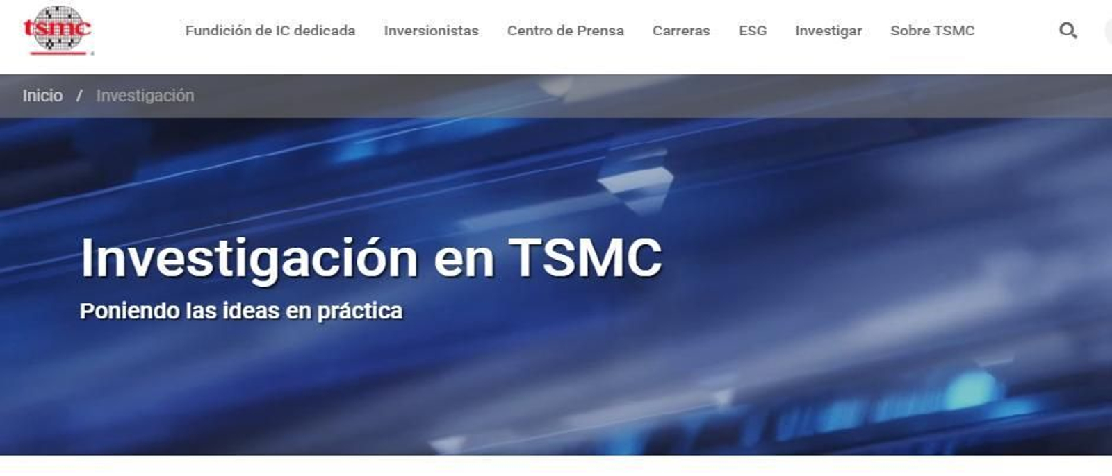 Web de TSMC.